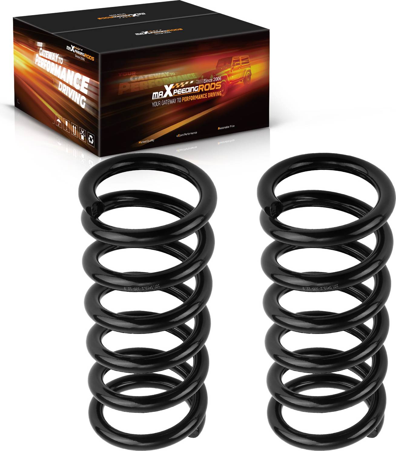 Lowering springs Maxpeedingrods Front 3 In Coils Lowering Springs Kit