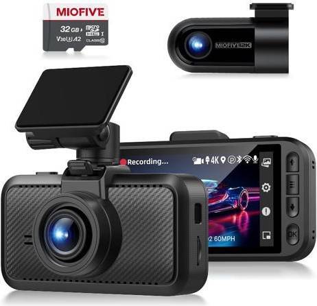 Dashcam 4k S1 Pro 4K Front 2K Rear Dual Dash Cam