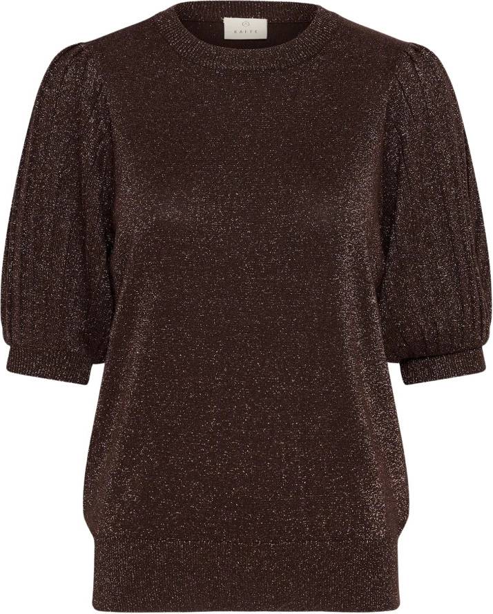 Kaffe Maille À Col Rond Pulls - Brun