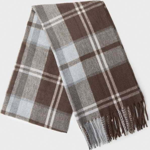 Stradivarius Rutig Scarf - Brun