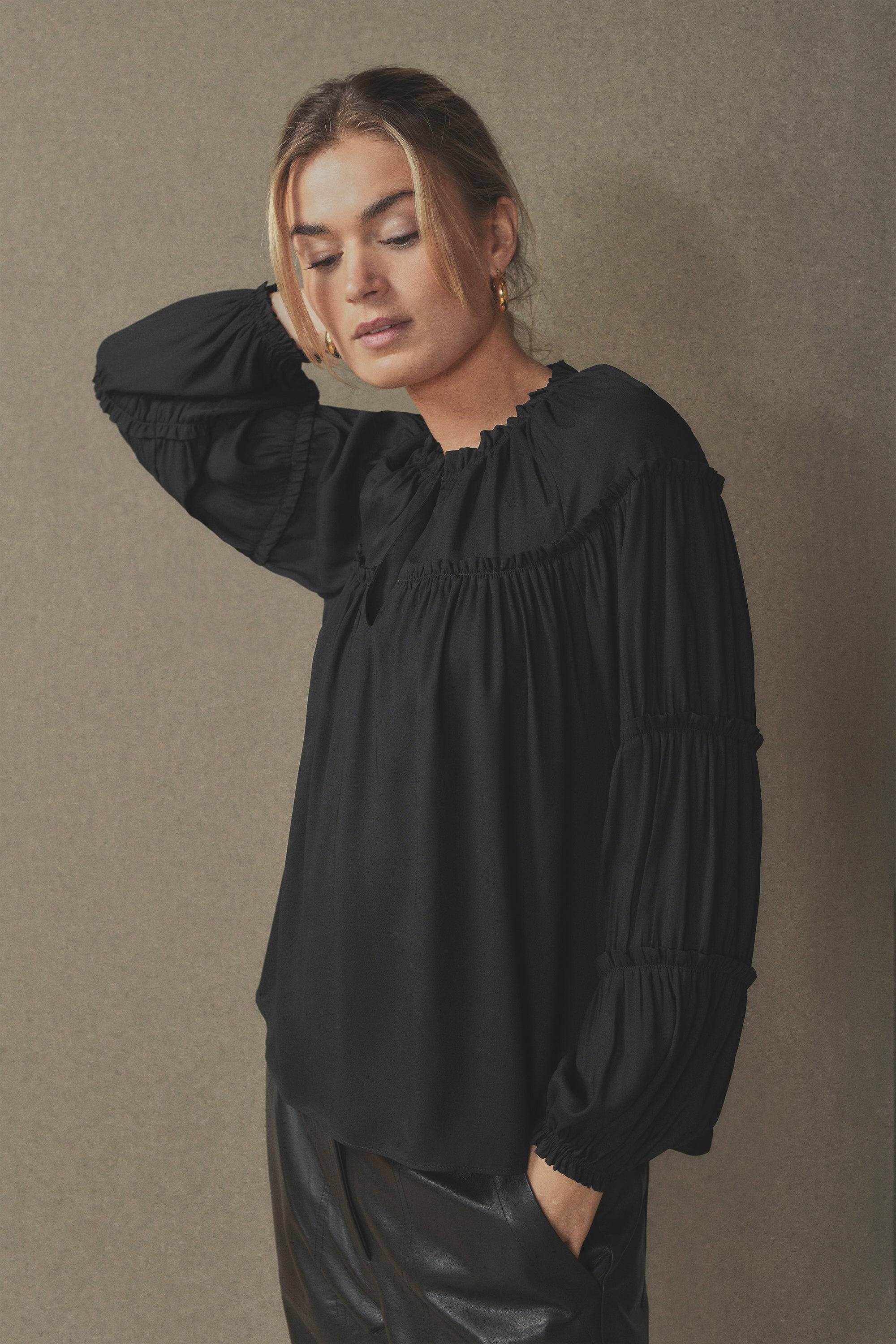 Gustav Annsofie Bluse Sort