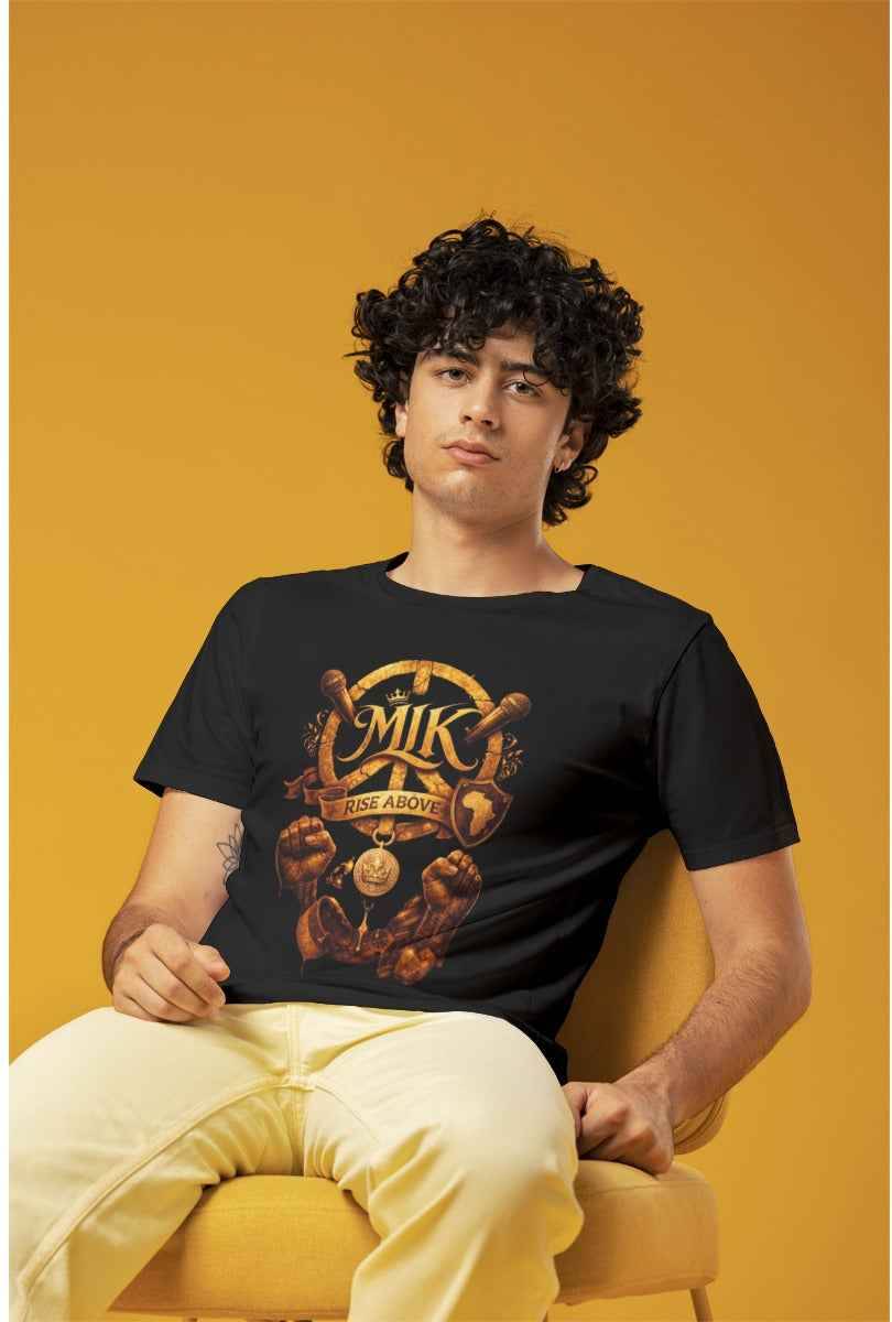 Men's Tee MLK Collection Rise Above - Black