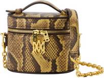 Amiri Python Embossed Nano Vanity Bag - Dam