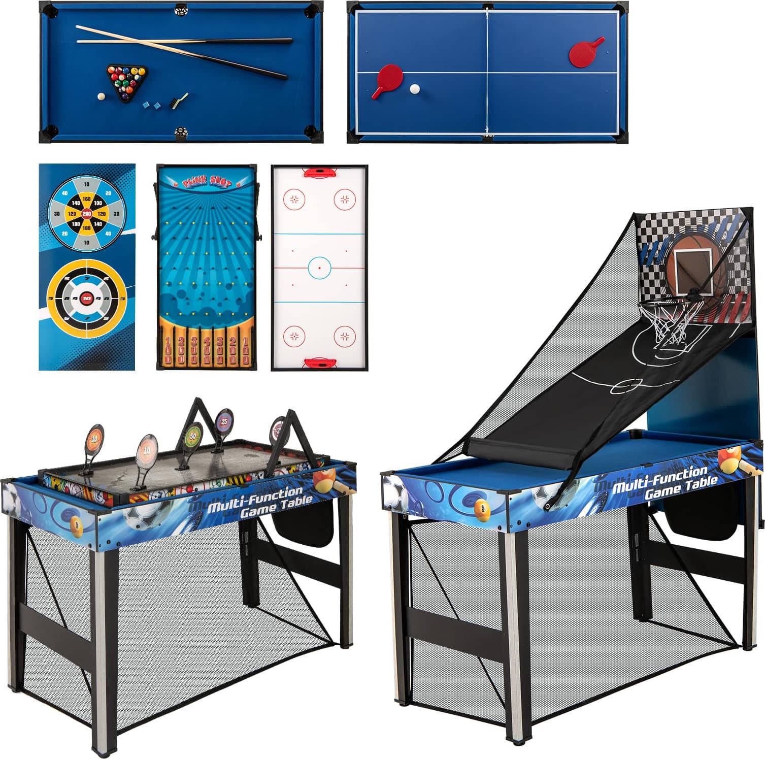 Multi game table Gymax 48 Inch 10-In-1 Multi Game Table