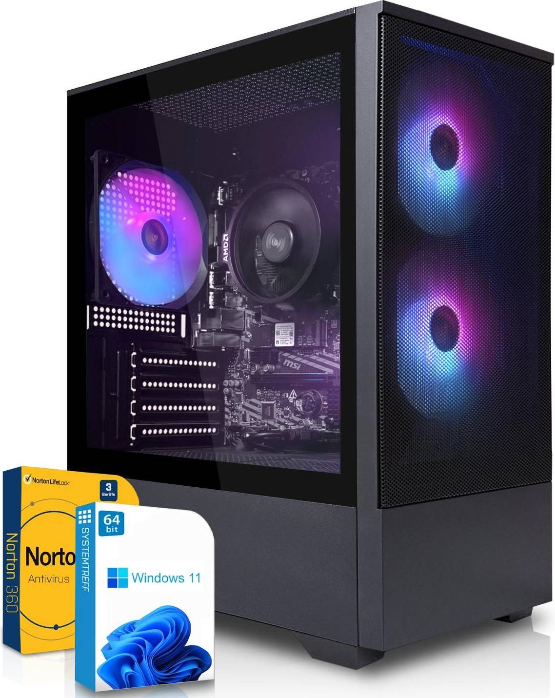 Radeon rx 7600 Systemtreff Core Ultra 5 235 Gaming PC AMD Radeon RX 7600