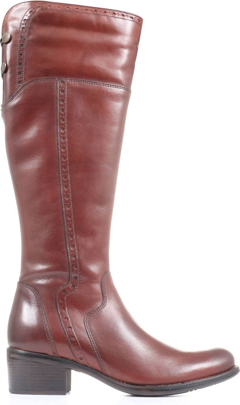Jones Bootmaker Regular Fit Rachel Rider Boots - Brown