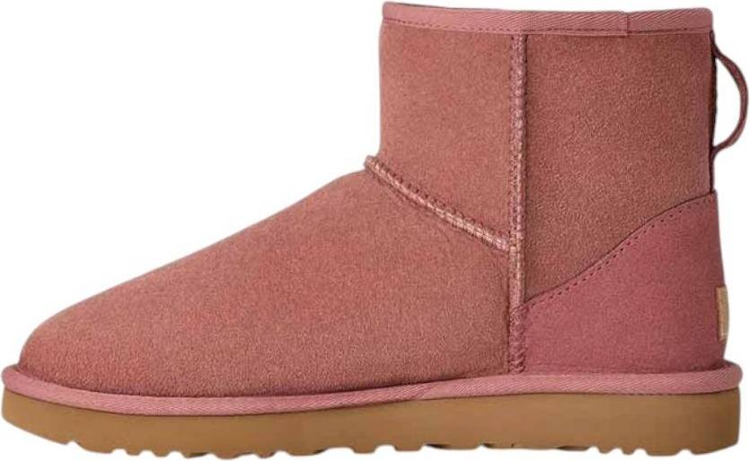 UGG Classic Mini II Stövletter Mocka Fårskinnsfoder - Rosa