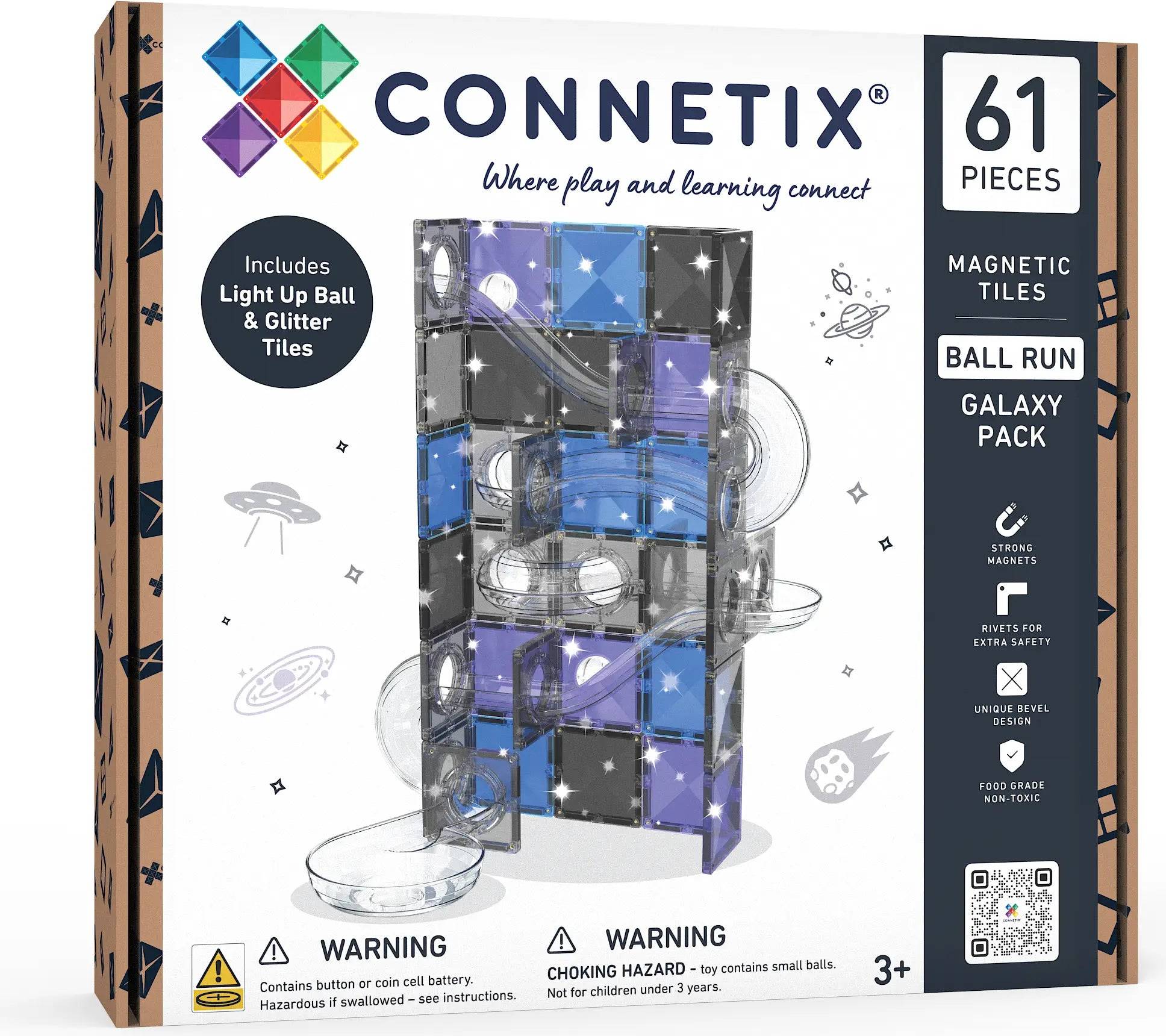 CONNETIX Ball Run Galaxy Pack 61 Dele