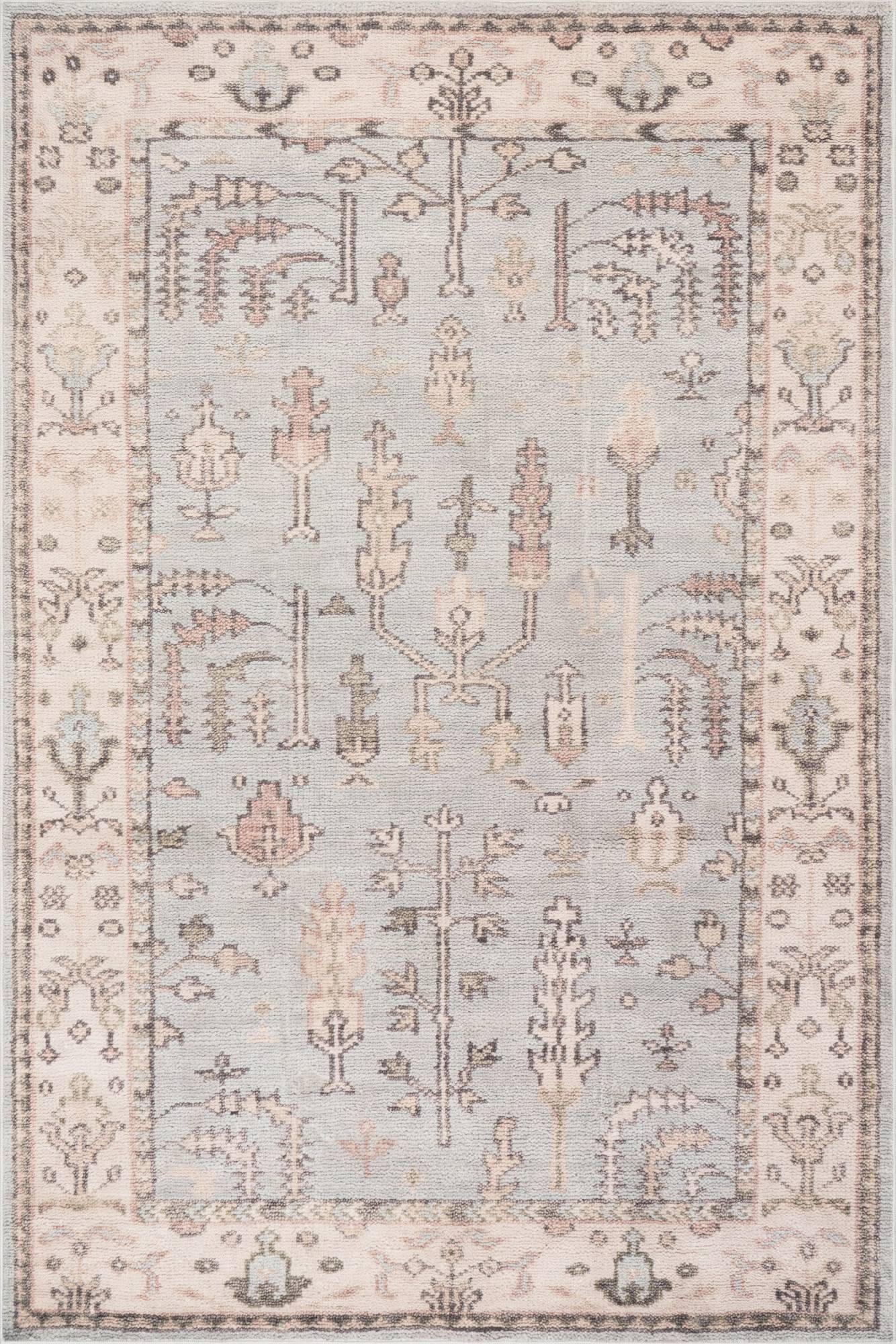 Nuloom Sylari Hand Knotted Wool Area Rug Blue