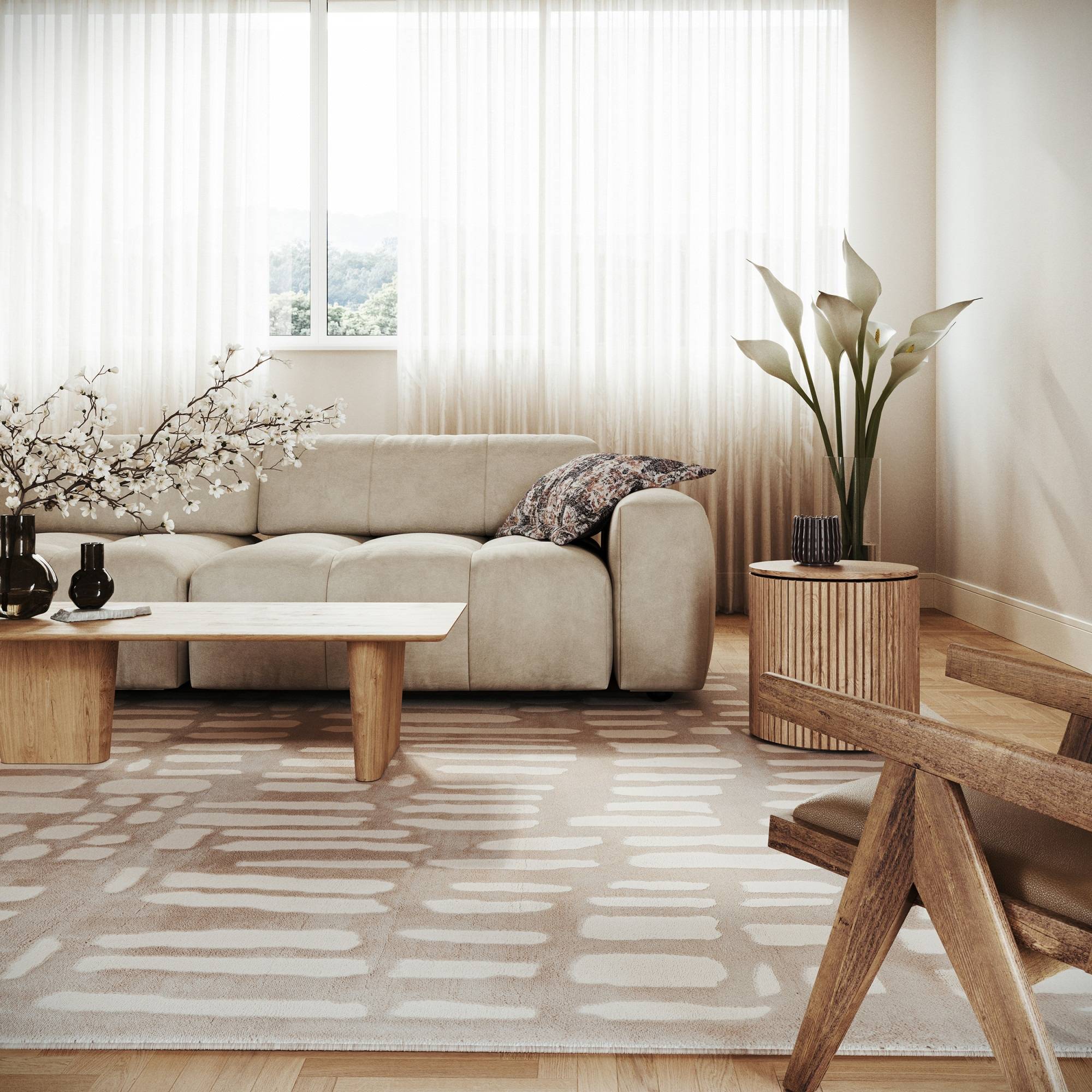 Nuloom Modern Abstract Area Rug Polyester 3' x 5' Gray