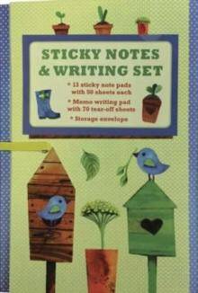 Sticky Notes Writing Set Pretty Garden