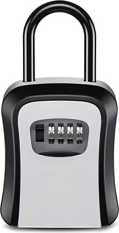 Typecat Wall Mounted Secure Key Safe with 4-Digit Password Lock