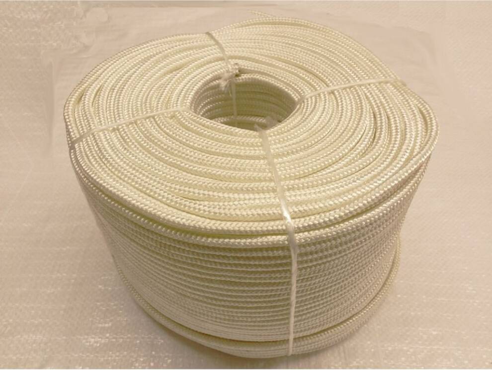 Securefix Direct White Braided Polyester Mooring Rope 6MM X 178M