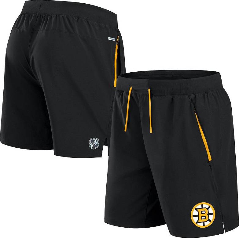 Fanatics Black Boston Bruins Authentic Pro Rink Performance Shorts