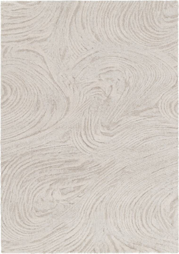 Ivy Bronx Abstract Area Rug Beige cm