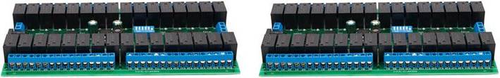 Kepptory R421C32 DC12V 32 Channels Modbus RTU RS485 Bus Relay Module