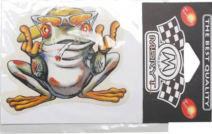 Frog Motorcycle Stickers