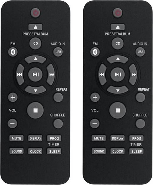 Torribaly 2Pc Replace BTM2280 Remote Control for Music Stereo System
