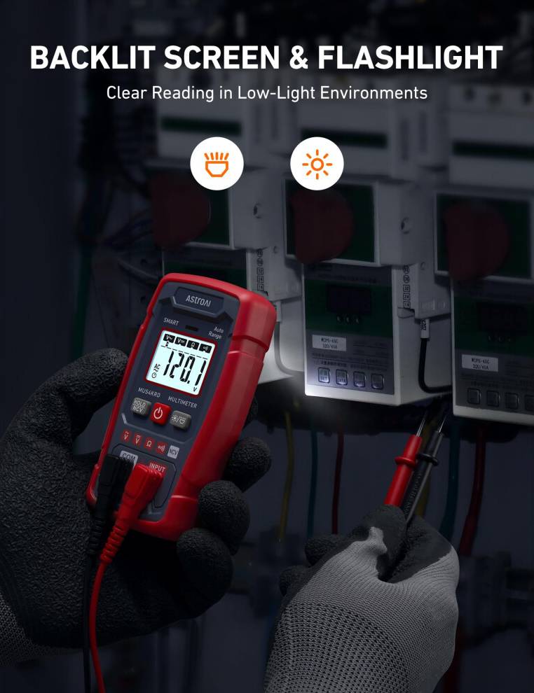 AstroAI Digital Multimeter 4000 Counts