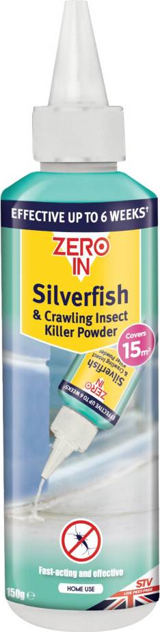 Zero In Silverfish Crawling Insect Killer Powder 150g 150g