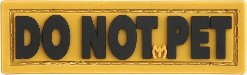 Do Not Pet Patch Full Color