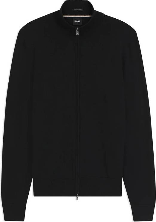 BOSS H-Balonso Ritssluiting Trui - Zwart