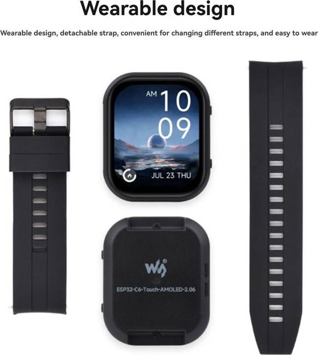 Waveshare ESP32-C6 Development Board 2.06 Inch