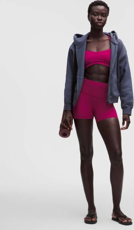 Raspberry 4 Lululemon Align High-Rise Short 4 Inch - Raspberry Rave