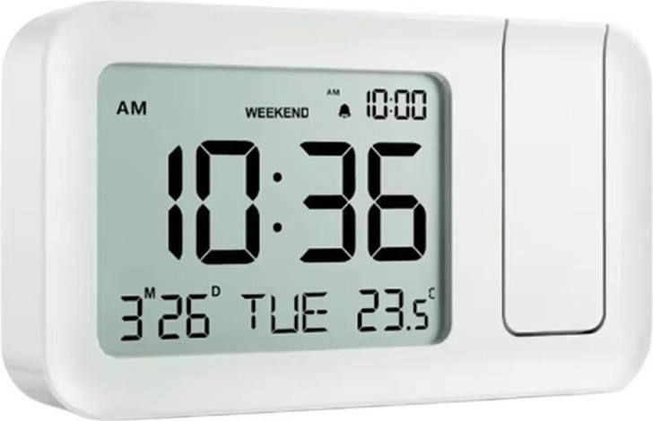 Typecat Digital Projection Alarm Clock Rechargeable