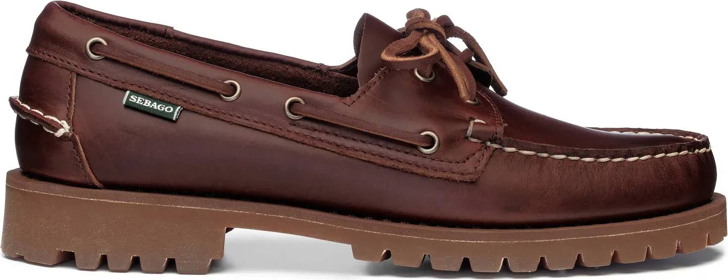 Sebago Docksides Ranger Waxy Brown Gum Leather