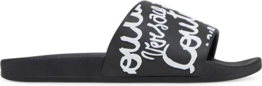 Versace Jeans Couture Sort Slip-On Sandaler Shell Model - Sort