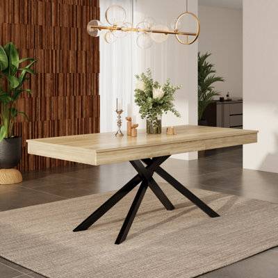 Matteo Lighting Extendable Oak Effect Dining Table