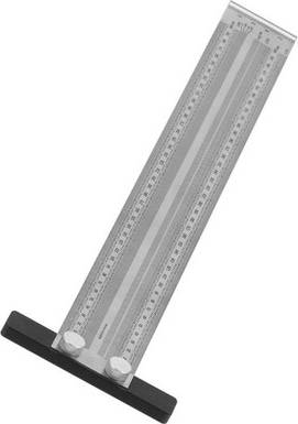 Precision Scribing Ruler 400mm Stainless Steel Marking Tool