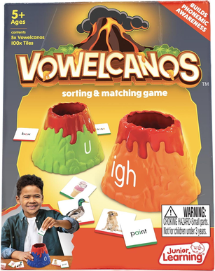 Junior Learning Vowelcanos Sorting Matching Game
