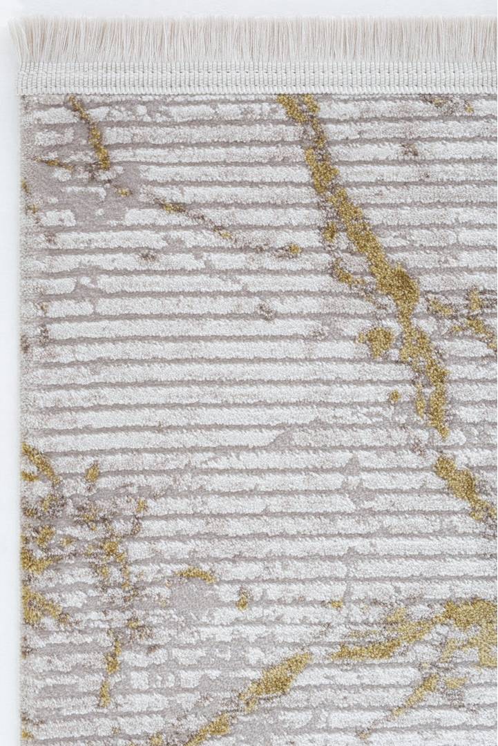 Ebern Designs Razaria Abstract Machine Area Rug Brown