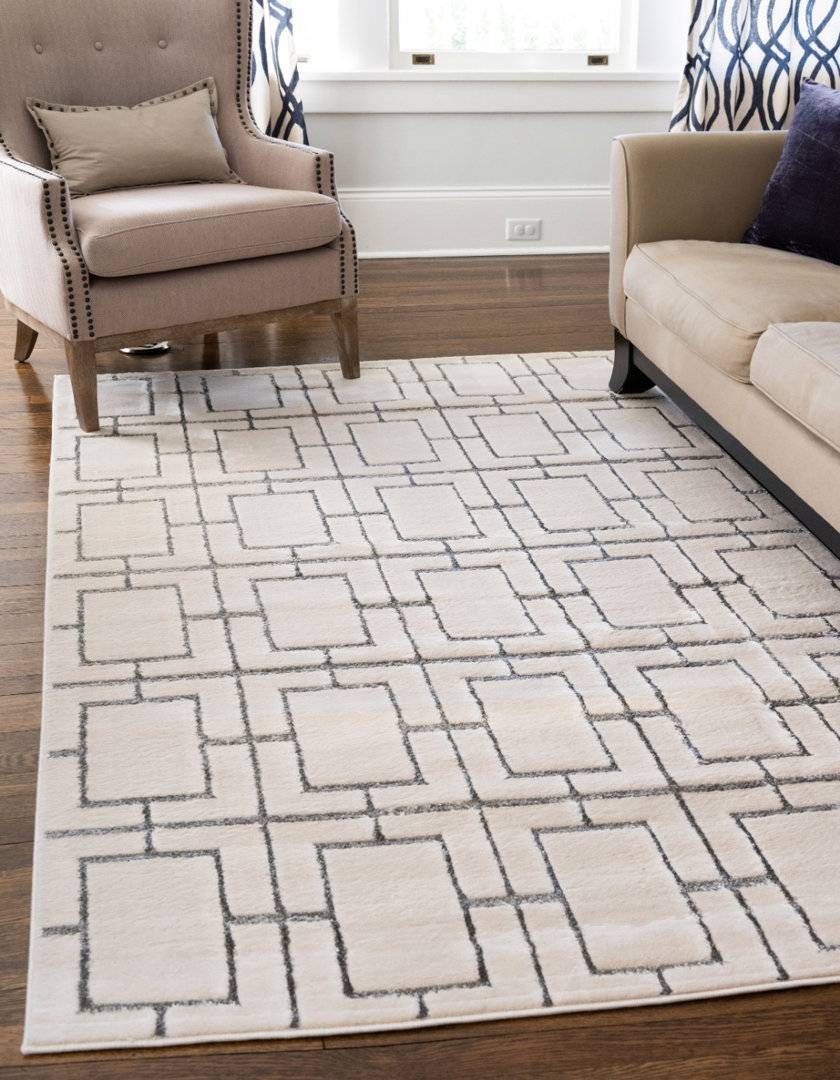Blue Elephant Geometric Area Rug Blue cm