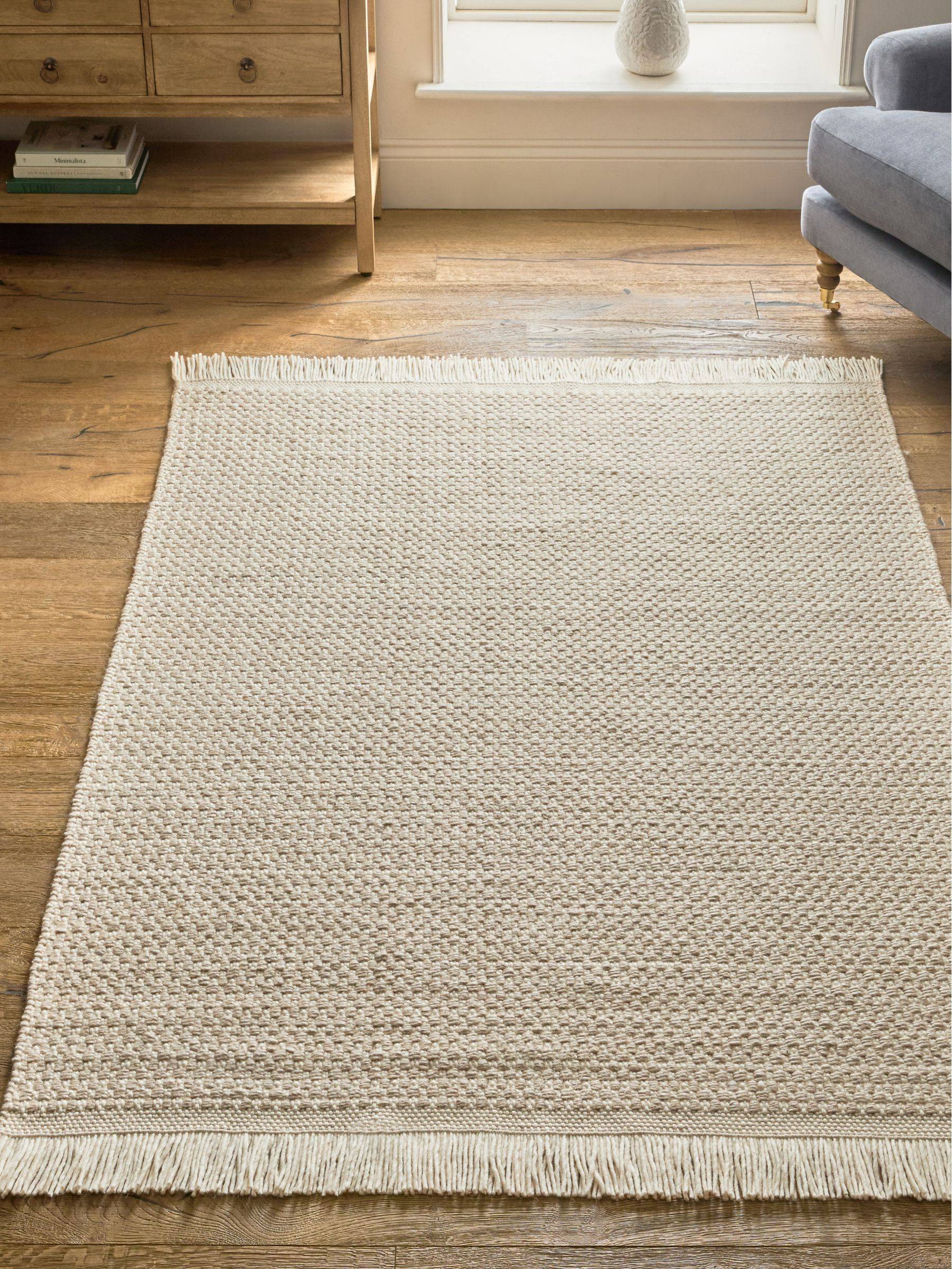 NEXT Ivory Hopsack Weave Rug