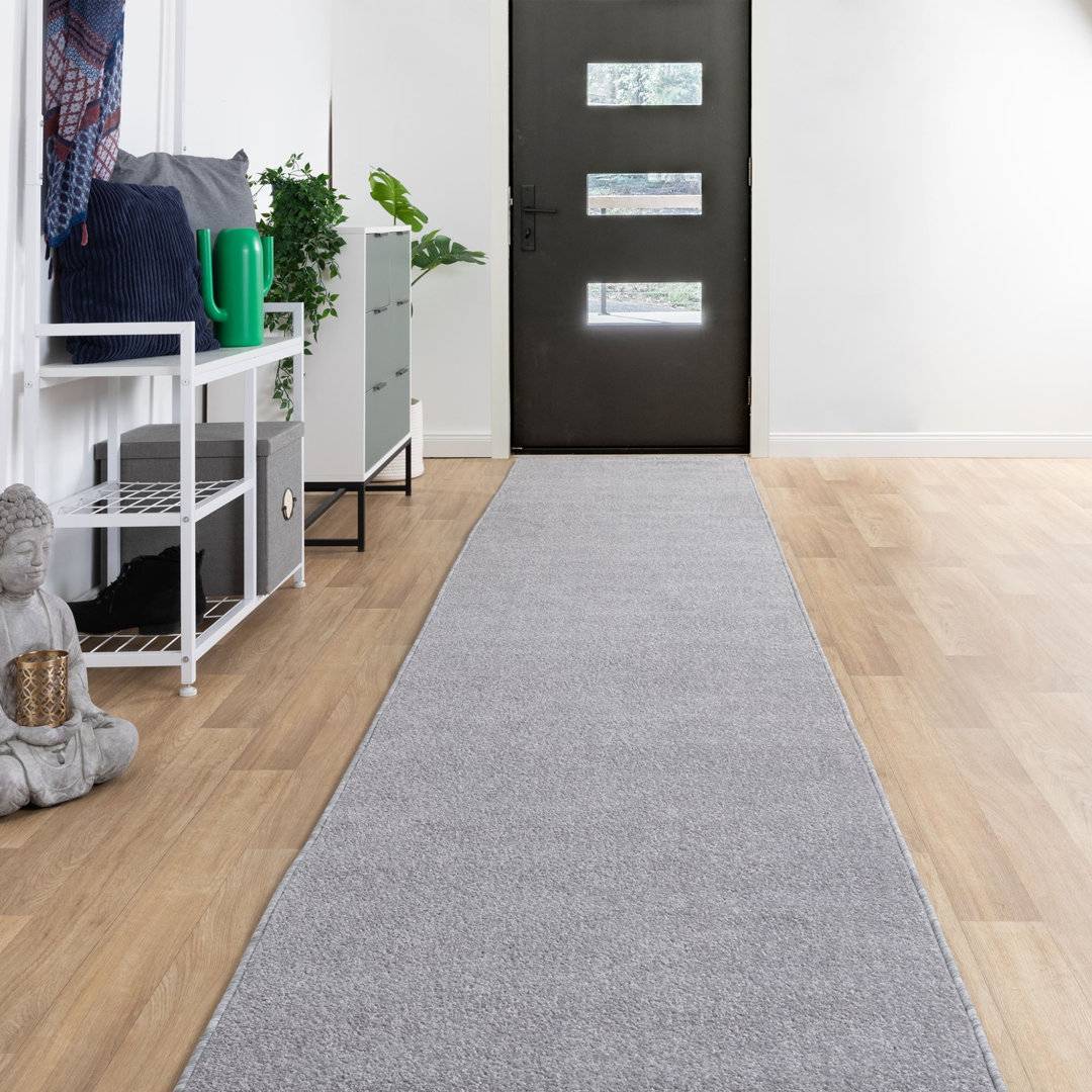 Latitude Run ner Machine Tufted Area Rug Grey