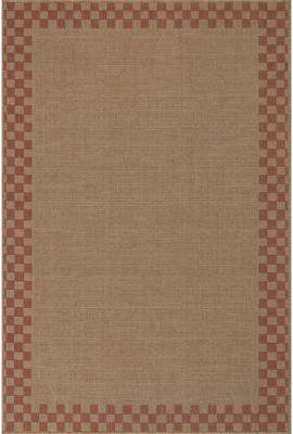 Nuloom Prisellae Bordered Checkered Area Rug Red