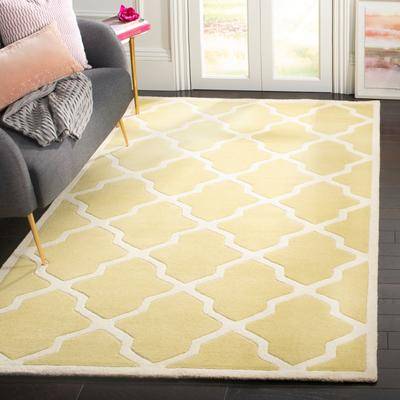 Safavieh Handmade Chatham Rinske Moroccan Wool Rug Gold