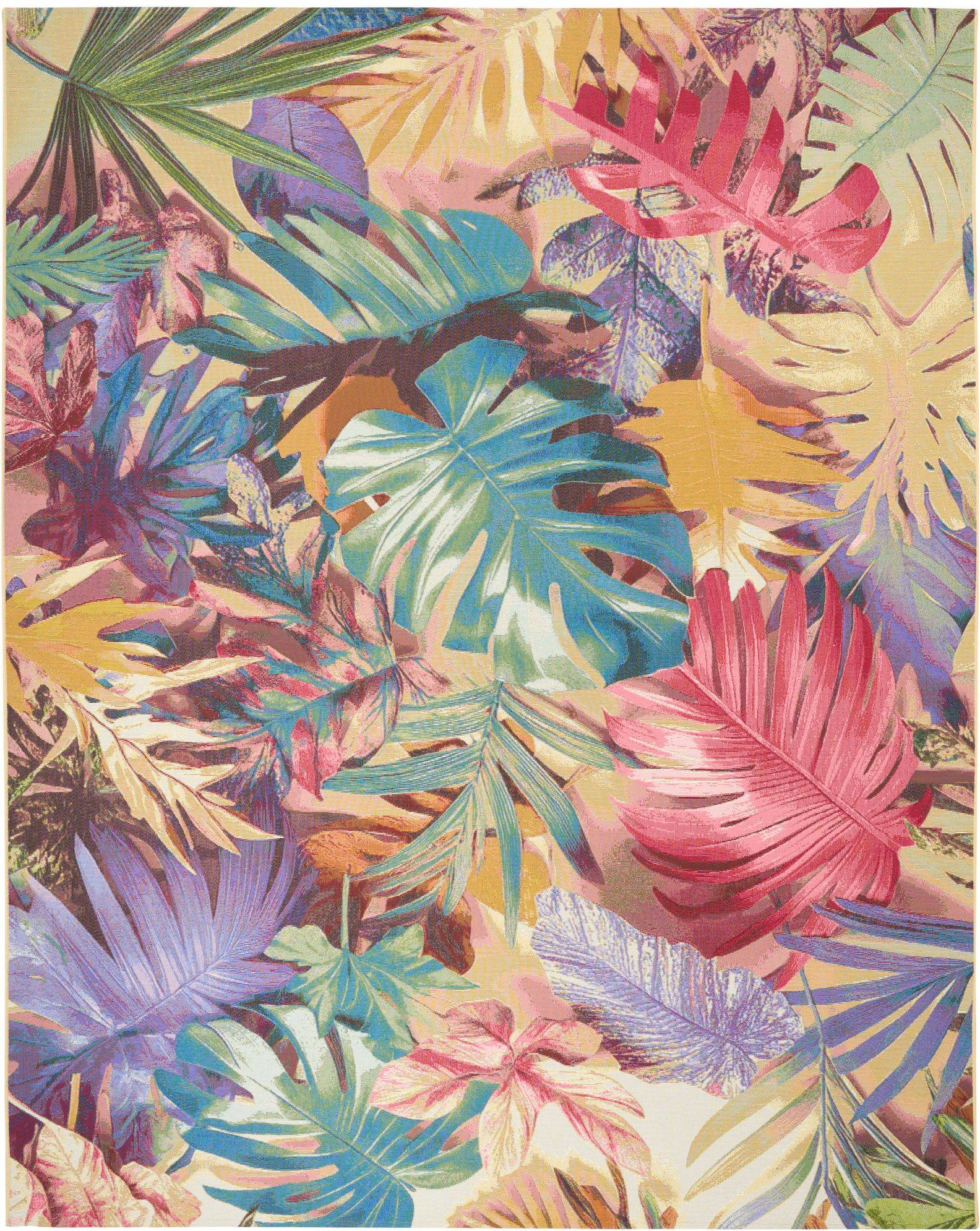 Nourison Home Color Splash Area Rug 4 x 6 ft Multicolor