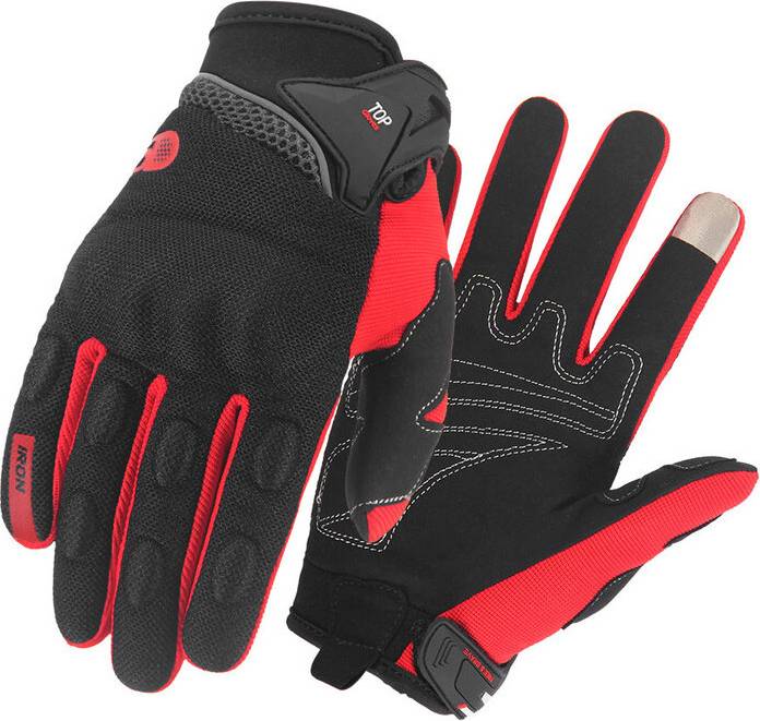 Maxpower Breathable Full Finger Racing Motorcycle Gloves Touch Screen - Multicolor