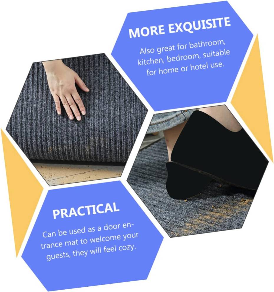 HKHBJS Non Slip Door Mat Polyester Floor Rug