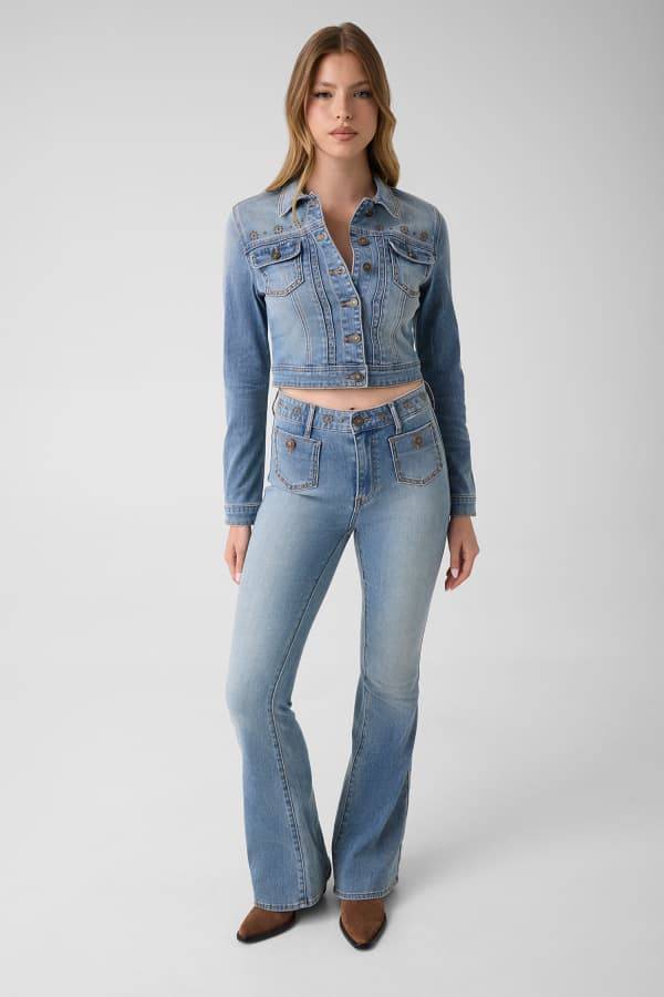 Guess Belle High Rise Flare Jeans