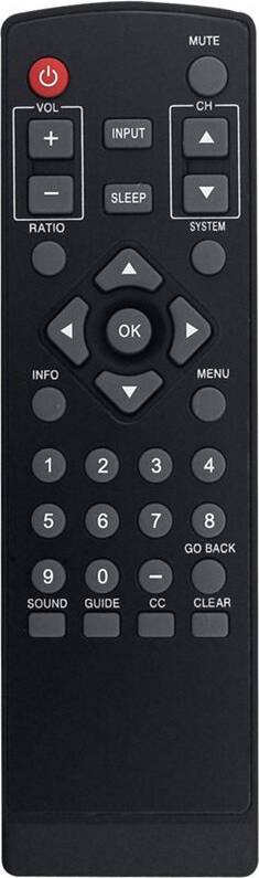 Typecat Télécommande Remplacement R230D1A Pour Téléviseurs LED HD