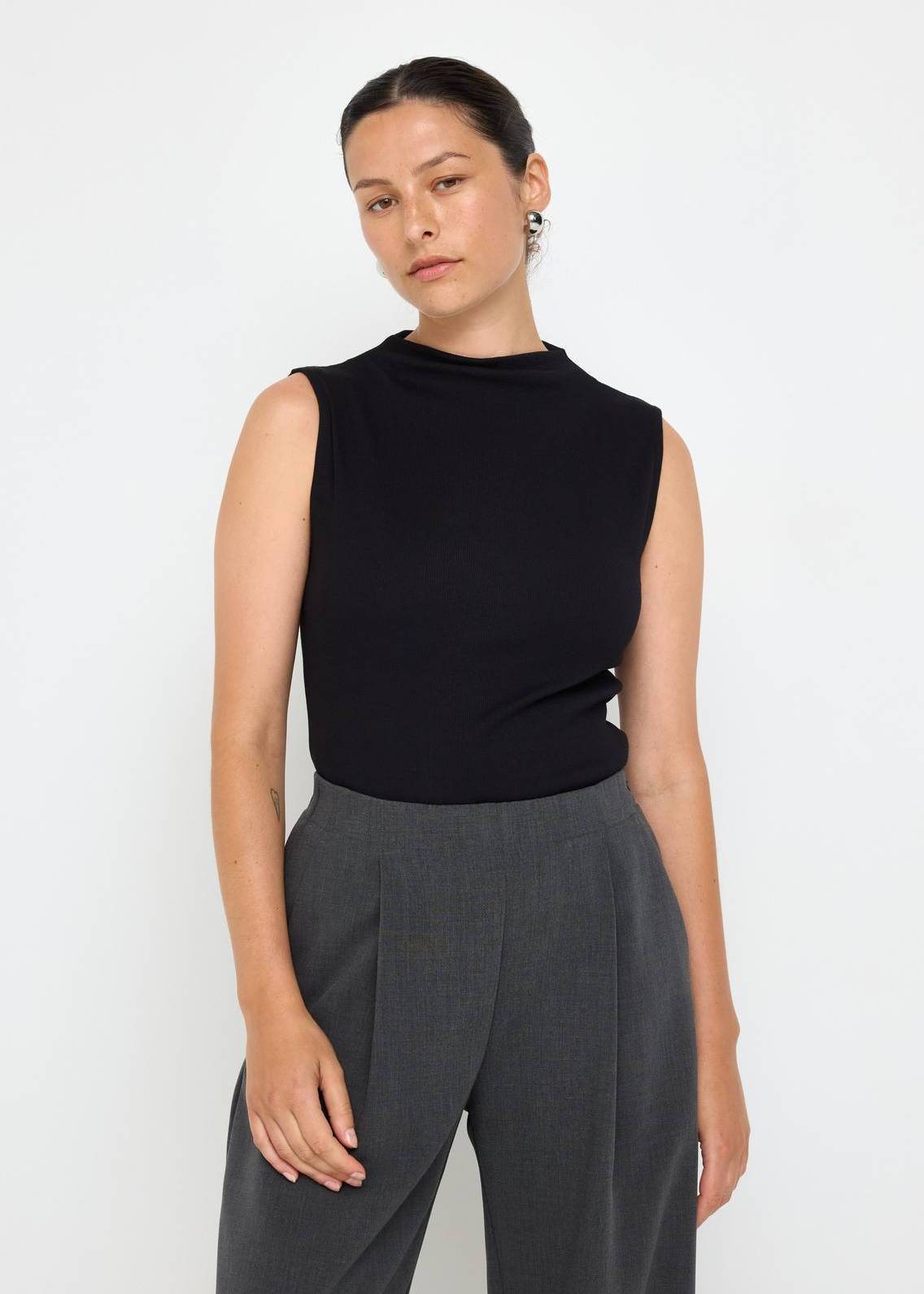 Lindex Ribbad Ärmlös Topp