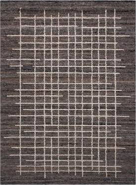 Alora Decor Contemporary Hand Tufted Geometric Rug Brown
