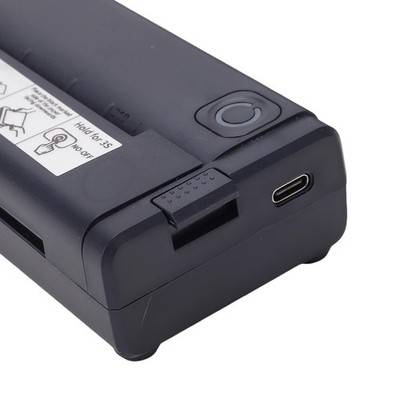 Black Portable Inkless Printer With Bracket