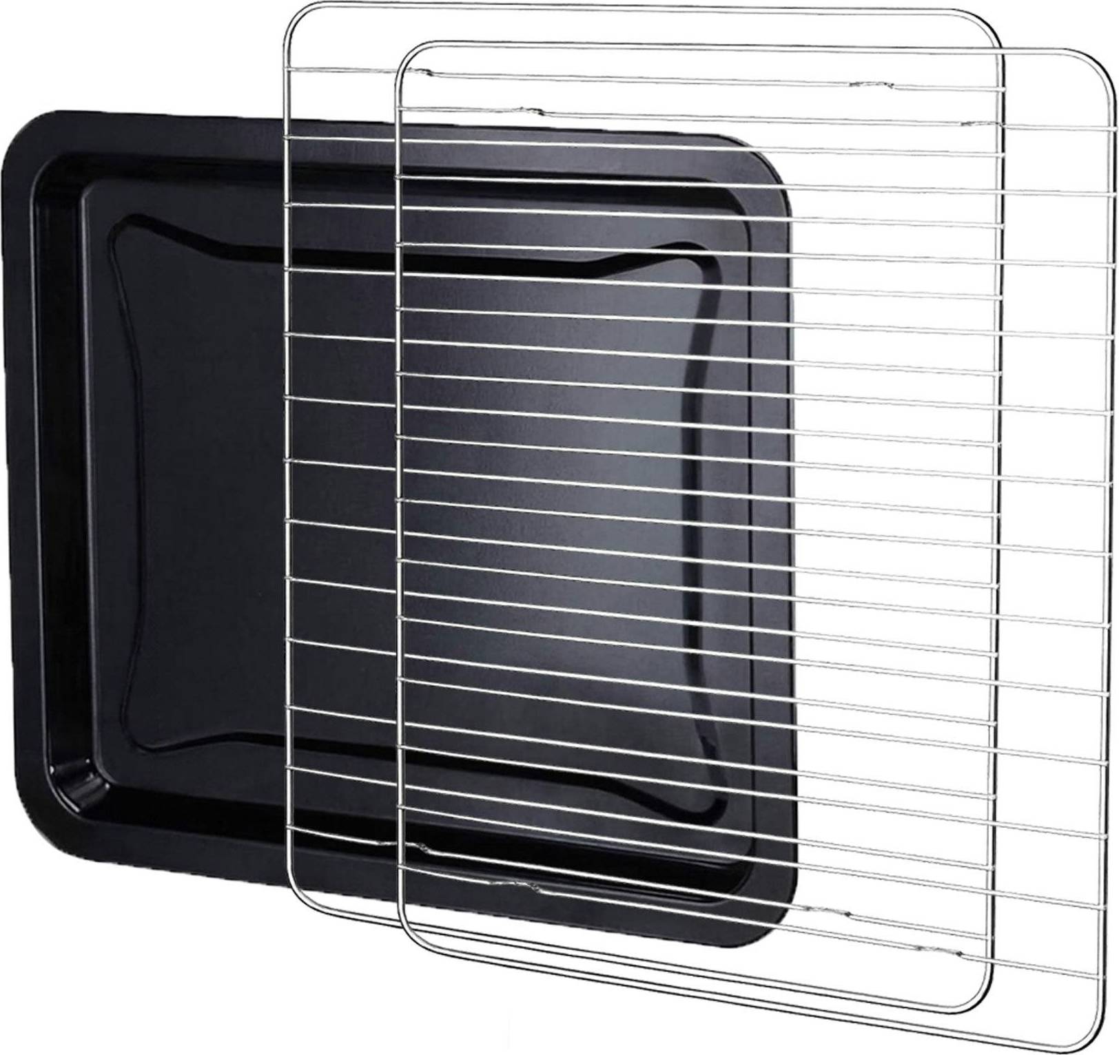 Baking tray set Cooks Professional 2 Piece Wire Rack Baking Tray Set 48l Mini Oven