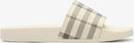 Burberry Check-Pattern Slide - Beige
